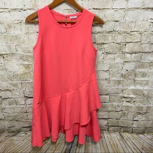 Mayoral Coral Sleeveless Ruffle Party Easter Dress